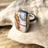 Rectangle Jasper Ring - Image 4
