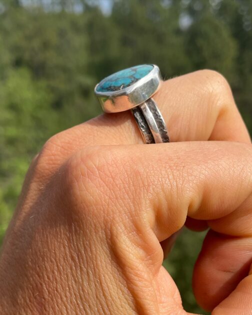 Turquoise chunky power piece