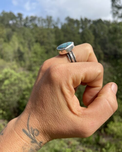 Turquoise chunky power piece